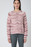 Pull Col Rond - Multicolor
