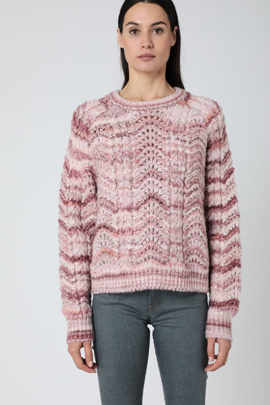 Pull Col Rond - Multicolor
