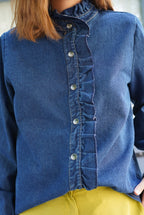 Elise Dark Denim Shirt