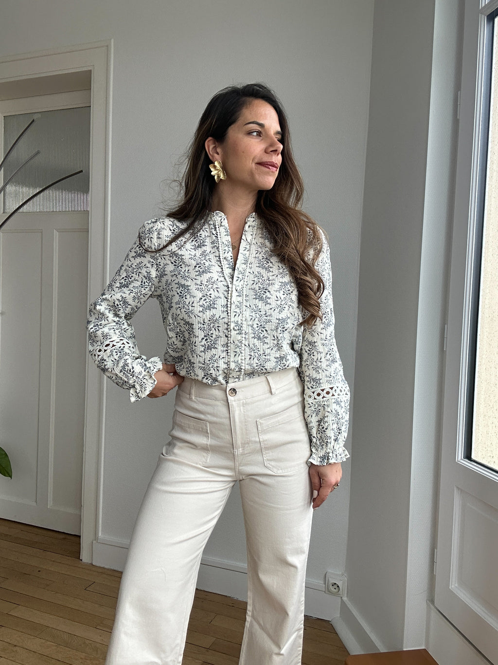 Blouse Emma fleurie