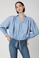 Chemise Stripes Lacet En Bas - Stipes