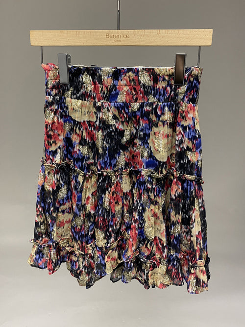 Jupe Courte Print Lurex - Print Louna