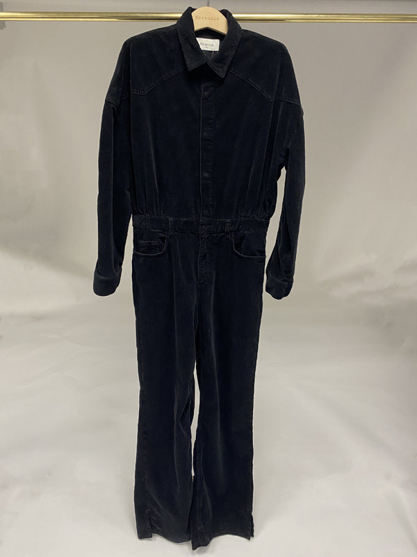 Berenice - Mono En Denim Liso - Negro