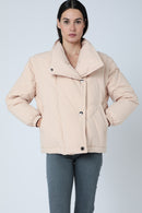 Manteau D'Hiver Uni - Beige