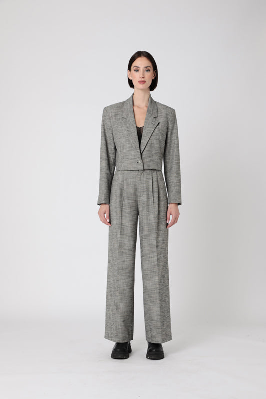 Pantalon A Pinces Large - Multico