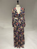 Berenice - Vestido Largo de Plumas Lurex - Print Lou