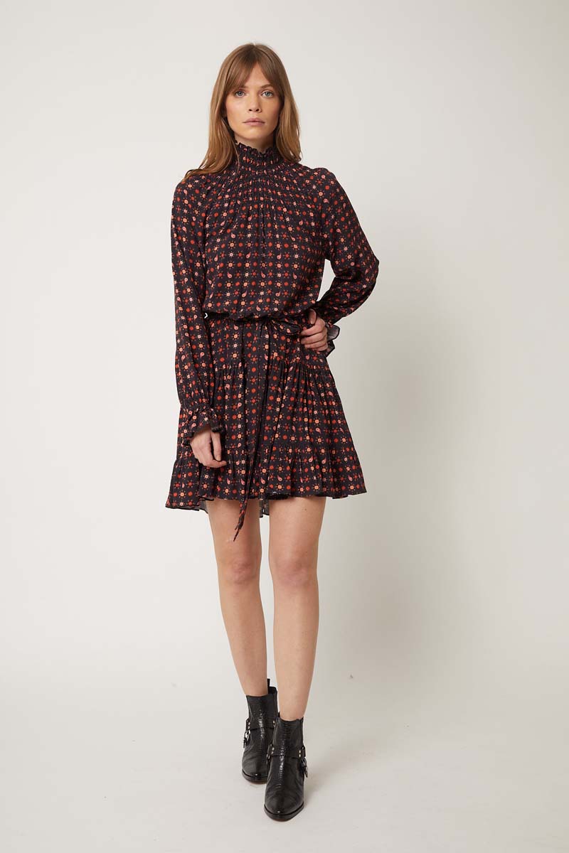 Robe Courte Imprimérimee - Mumbai
