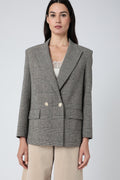 Berenice - Chaqueta Denim con Cinturón - Gris Denim