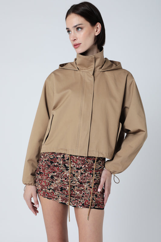 Veste Uni Courte - Beige