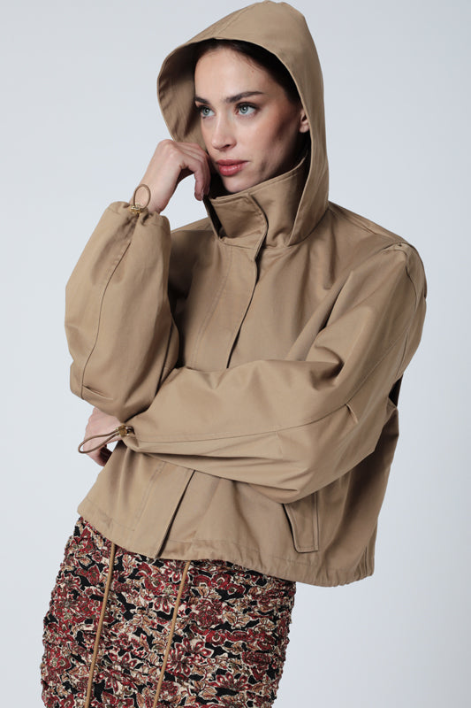 Veste Uni Courte - Beige
