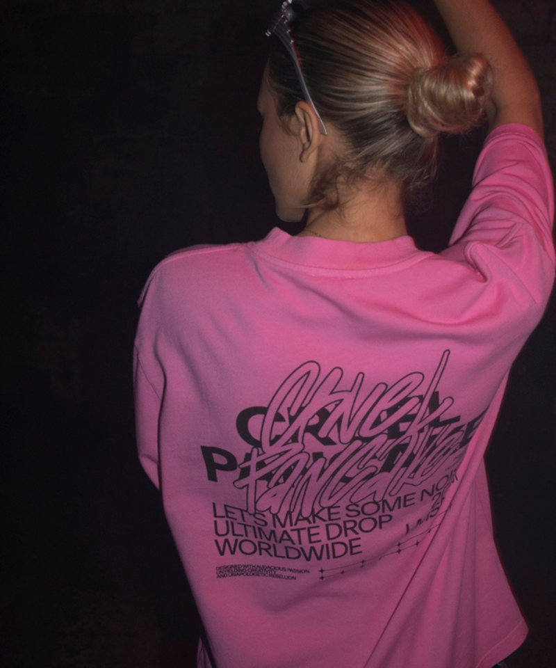 T-Shirt Washed Lmsn - Pink