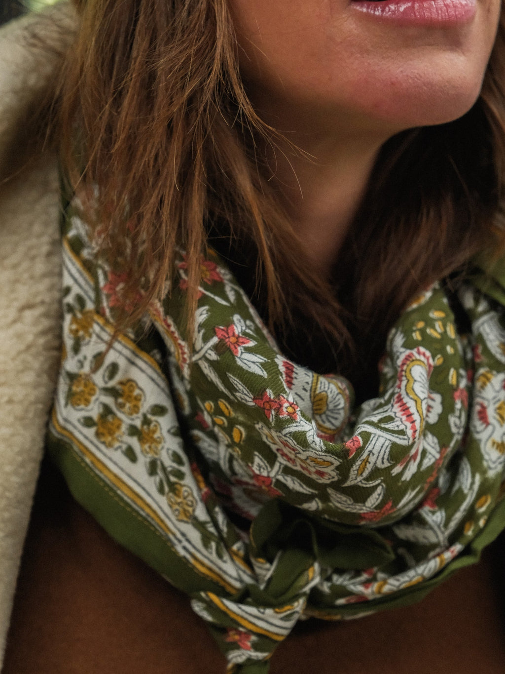 Foulard Adulte New Delhi Vert