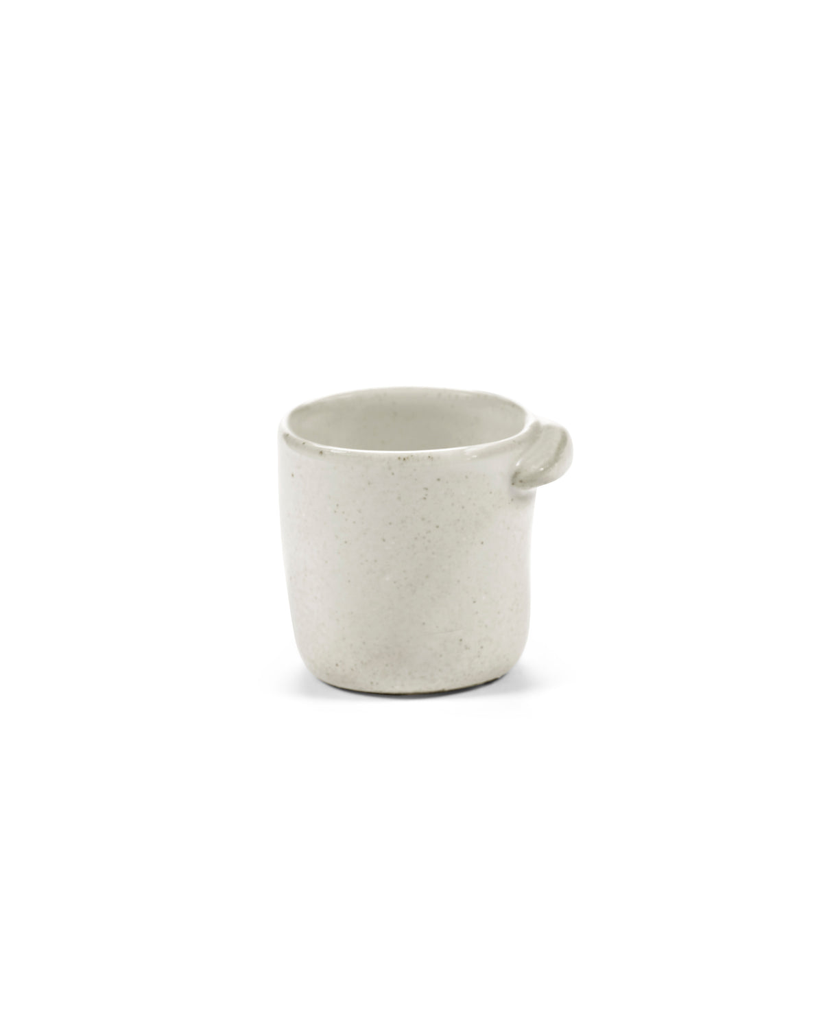 Out Of Lines - Lot De 2 Tasses À Expresso Sans Anse - Grès - Blanc Cassé