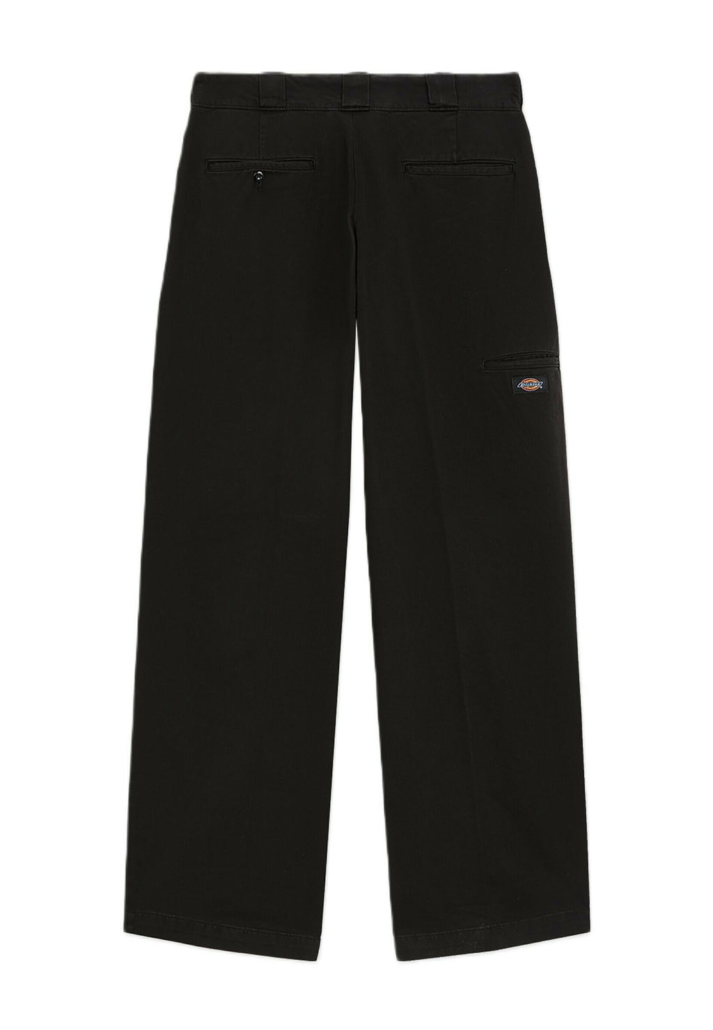 247 Garment Dye Loose Work Trousers - Black