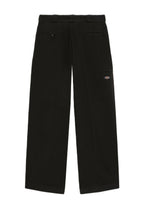 247 Garment Dye Loose Work Trousers - Black