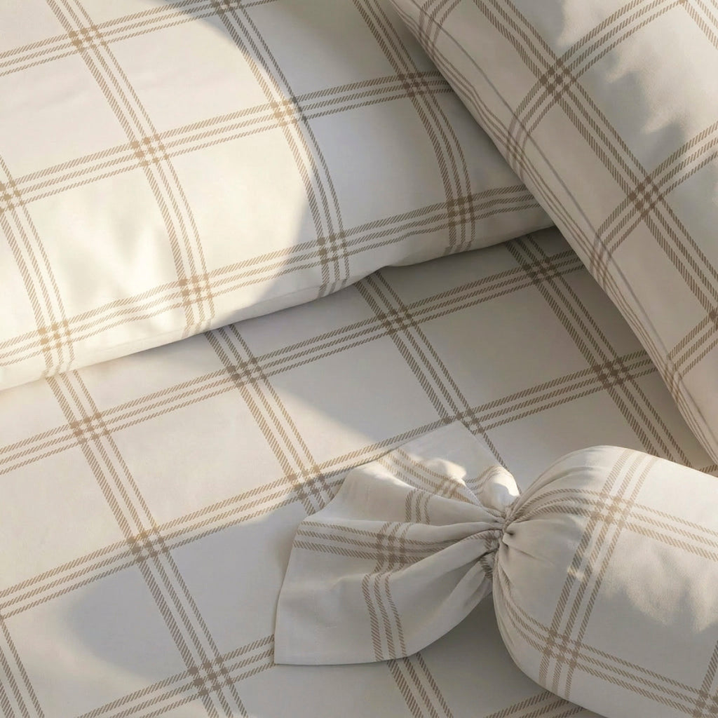 Taie De Traversin Satin De Coton - Aaron Taupe