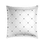 Federa In Raso Di Cotone - Ligne Atlantique Blu / Bianco