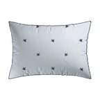Cotton Satin Pillowcase - Canards Rayés Blue