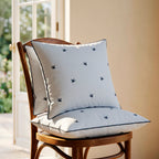Cotton Satin Pillowcase - Canards Rayés Blue