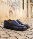 Mocassins College 1986 - Bleu