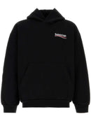 Hoodie Political Campaign - Balenciaga - Black