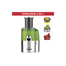 Extracteur Multifonction Juice Expert 3 - Chrome & Vert