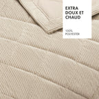 Colcha De Pana - Diamond Taupe