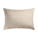 Juego De 2 Fundas De Almohada De Gasa De Algodón Lisas Taupe 07