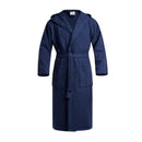 Bathrobe With Honeycomb Hood Dark Blue