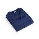 Bathrobe With Honeycomb Hood Dark Blue
