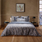 Taie De Traversin Satin De Coton - Paisley Gris / Taupe