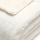 Plaid Imitation Fourrure Blanc