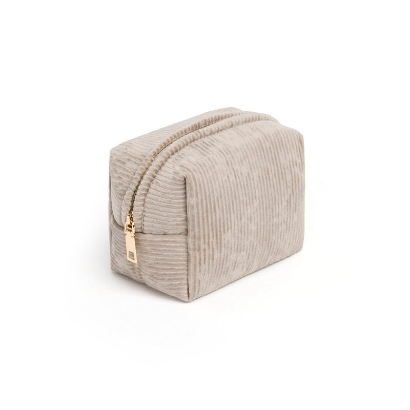 Taupe Corduroy Pouch