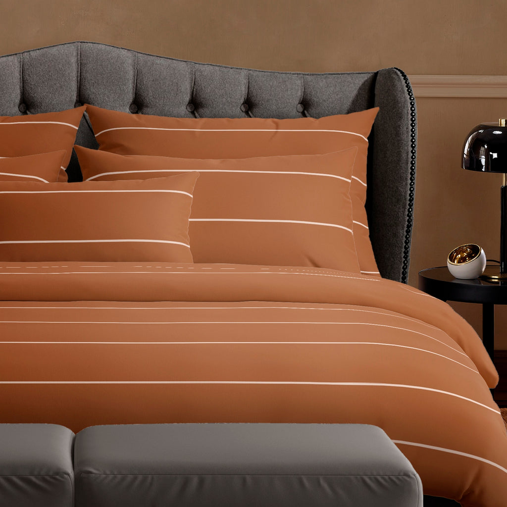 Housse De Couette + Taie D'Oreiller Satin De Coton - Charles Brun