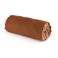 Drap-Housse Satin De Coton - Brun