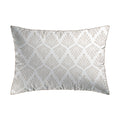 Set De 2 Taies D'Oreiller Satin De Coton - Vibrance Végétale Blanc / Blanc