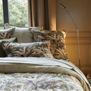 Taie De Traversin Satin De Coton Leopard Vert