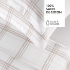 Taie D'Oreiller Satin De Coton - Aaron Taupe