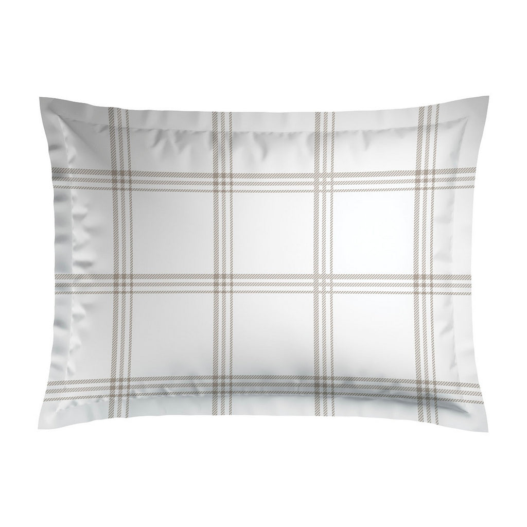Taie D'Oreiller Satin De Coton - Aaron Taupe