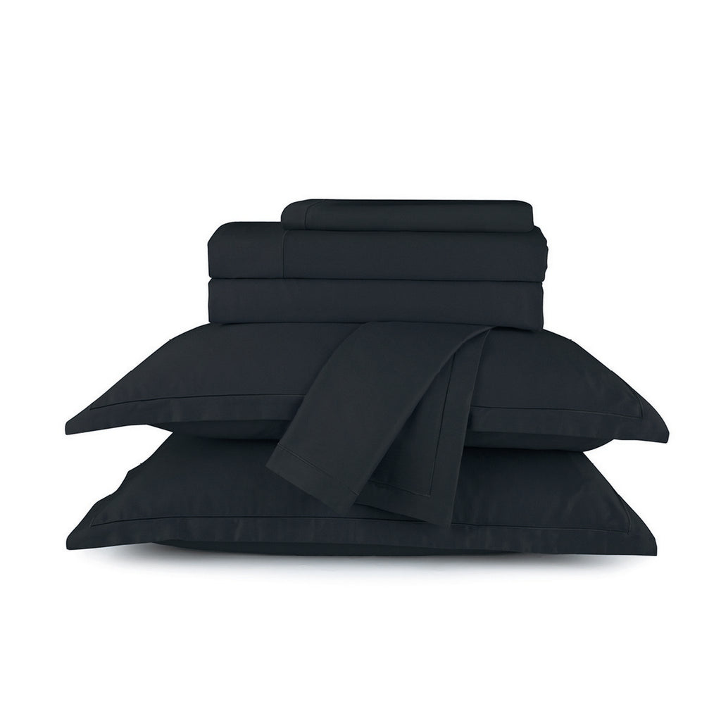 Ensemble De Draps Satin De Coton - Uni 1 Baratta Blue 11