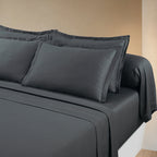 Federa In Raso Di Cotone - Tinta Unita 1 Baratta Grigio 02
