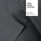 Federa In Raso Di Cotone - Tinta Unita 1 Baratta Grigio 02