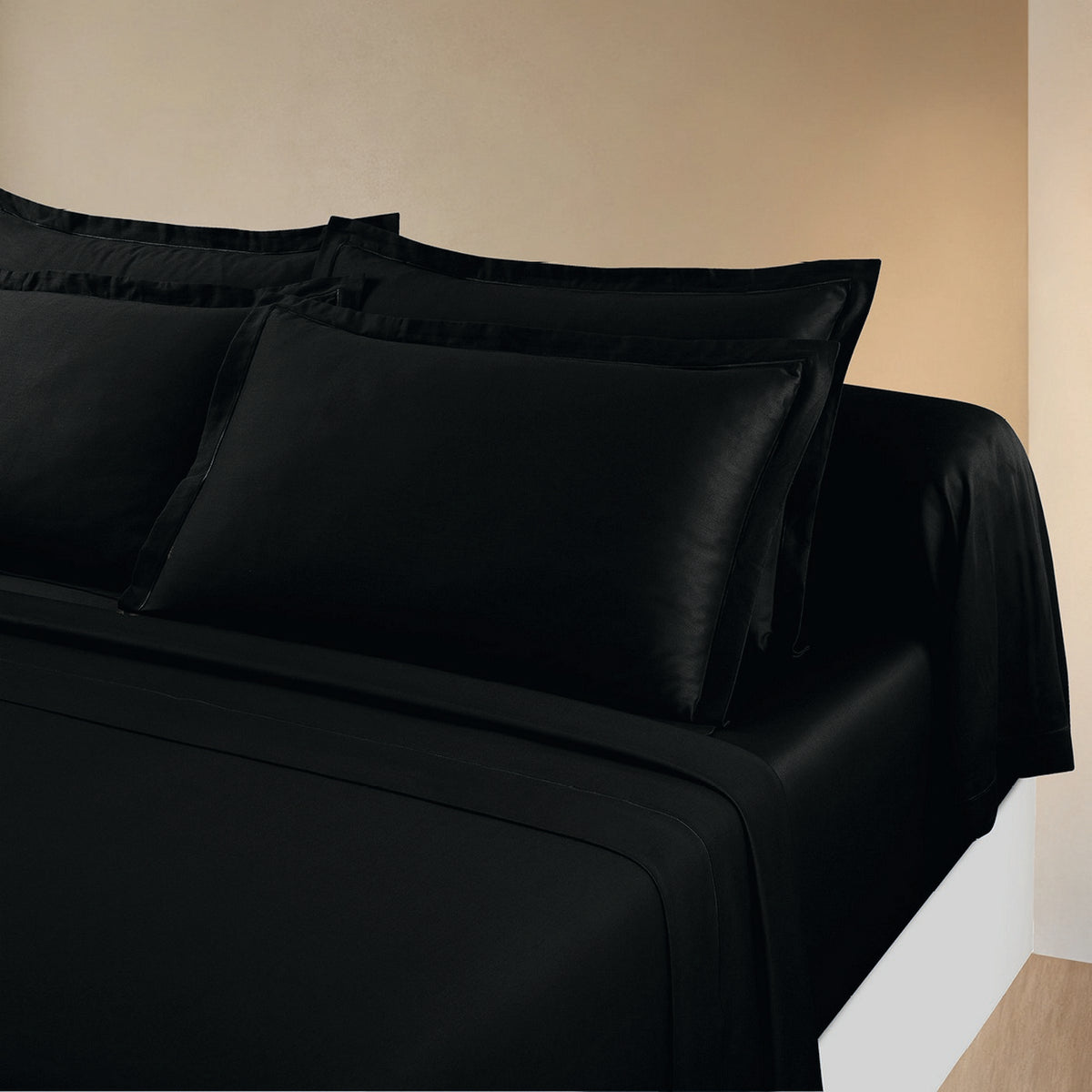 Taie D'Oreiller Satin De Coton - Uni 1 Baratta Gris 03