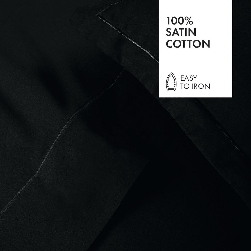 Taie D'Oreiller Satin De Coton - Uni 1 Baratta Gris 03