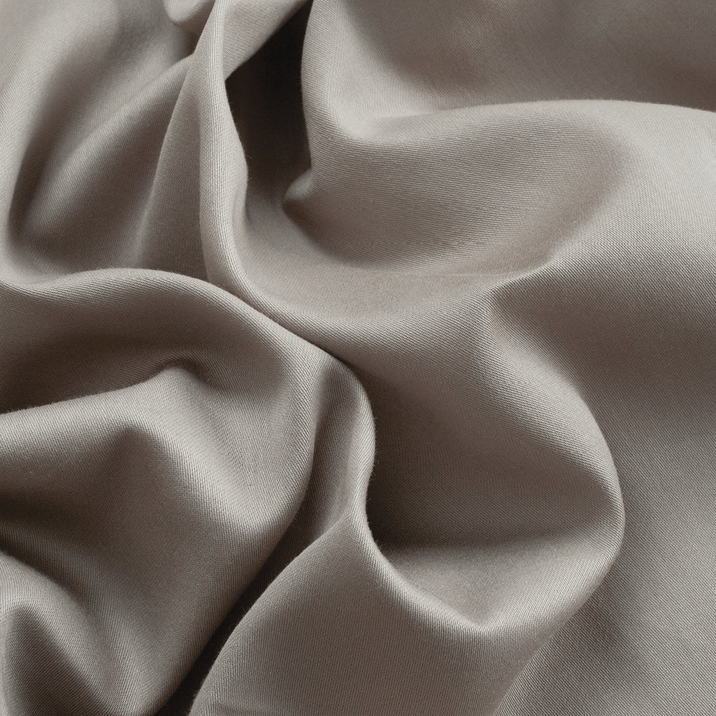 Laken katoensatijn - Uni 1 Baratta taupe 01