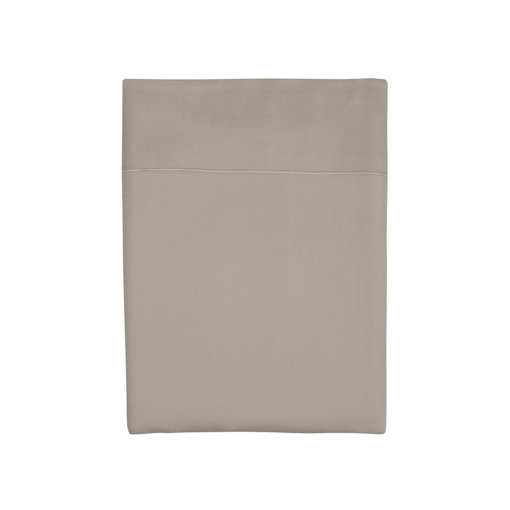 Laken katoensatijn - Uni 1 Baratta taupe 01