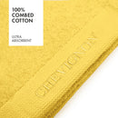 Drap De Bain Coton Peigné Lt - Lagon Jaune