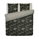 Duvet Cover + Pillowcase Cotton Satin - Eden Noir Noir