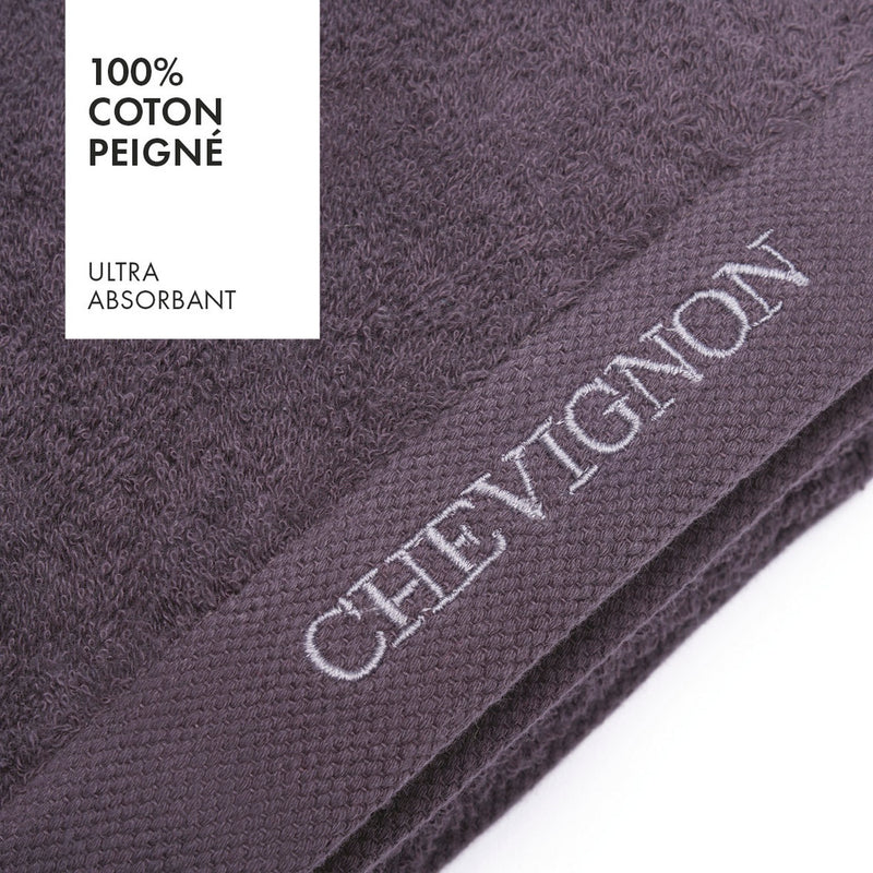 Maxi Drap De Bain Gris Foncé