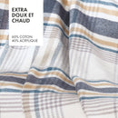Cuadros De Algodón Tejido - Tartán Taupe / Marrón Claro